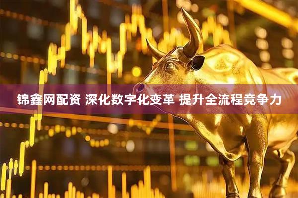 锦鑫网配资 深化数字化变革 提升全流程竞争力