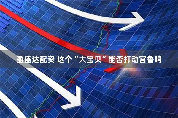 盈盛达配资 这个“大宝贝”能否打动宫鲁鸣